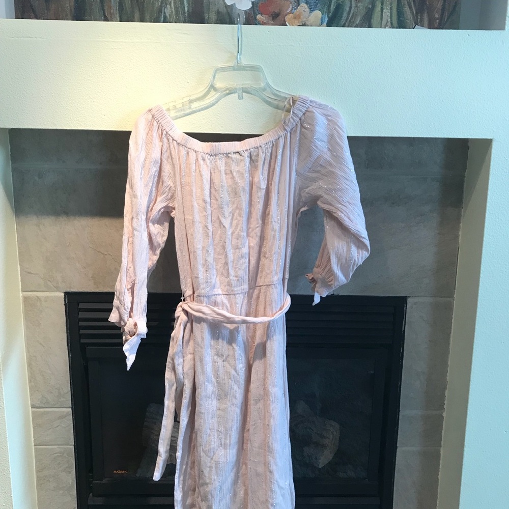 Super cute off the  shoulder shirt dress - Picture 6 of 7